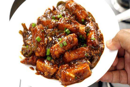 Paneer Manchurian. 